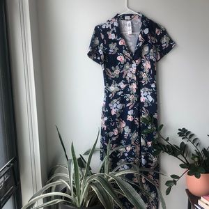 Blue floral Wilfred Tea Dress.